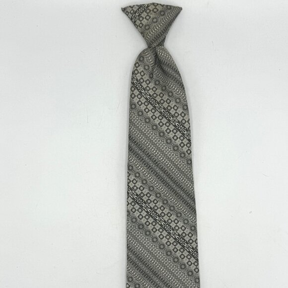 Wemlon Vintage Gray Tie Wembley Fabric 18" Long - Picture 1 of 7